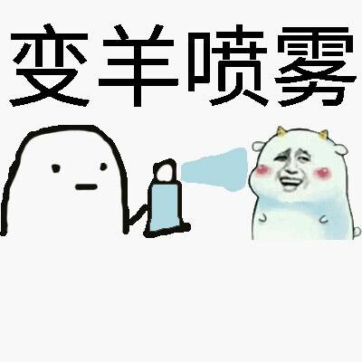 搞笑表情 喷雾