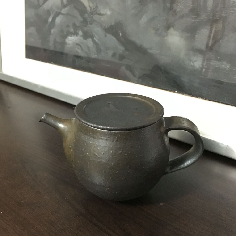 日本进口 陶艺家纯手工制作茶壶 陶壶