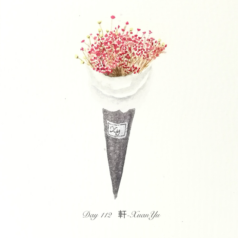 #每天送你一束花#【Flower Diary】Day 112｜冰淇淋花束 ​​​