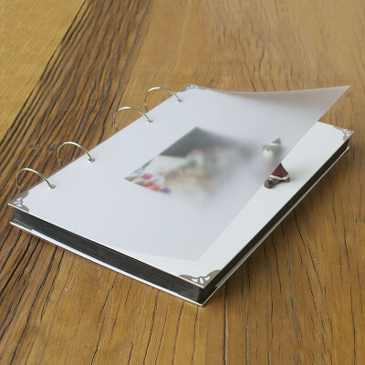 超大白色相册 DIY粘贴式手工厚咖啡厅手绘菜单签到本册拍立得影集