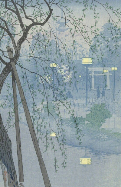 笠松紫浪（Shiro Kasamatsu），日本版画大师 ​​​