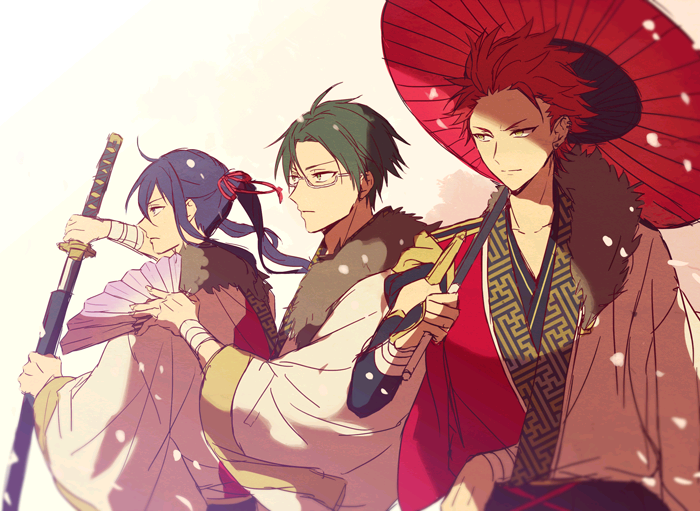 ♧沐湷搬运♧偶像梦幻祭鬼龙红郎莲巳敬人神崎飒马红月美少年男子和风 