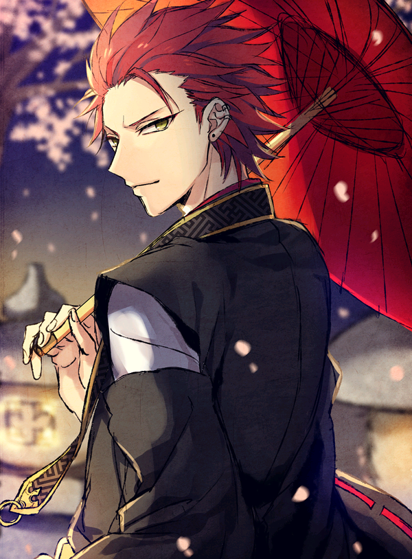 71沐湷搬运71偶像梦幻祭 鬼龙红郎 和风 和服 美少年 男子 帅气