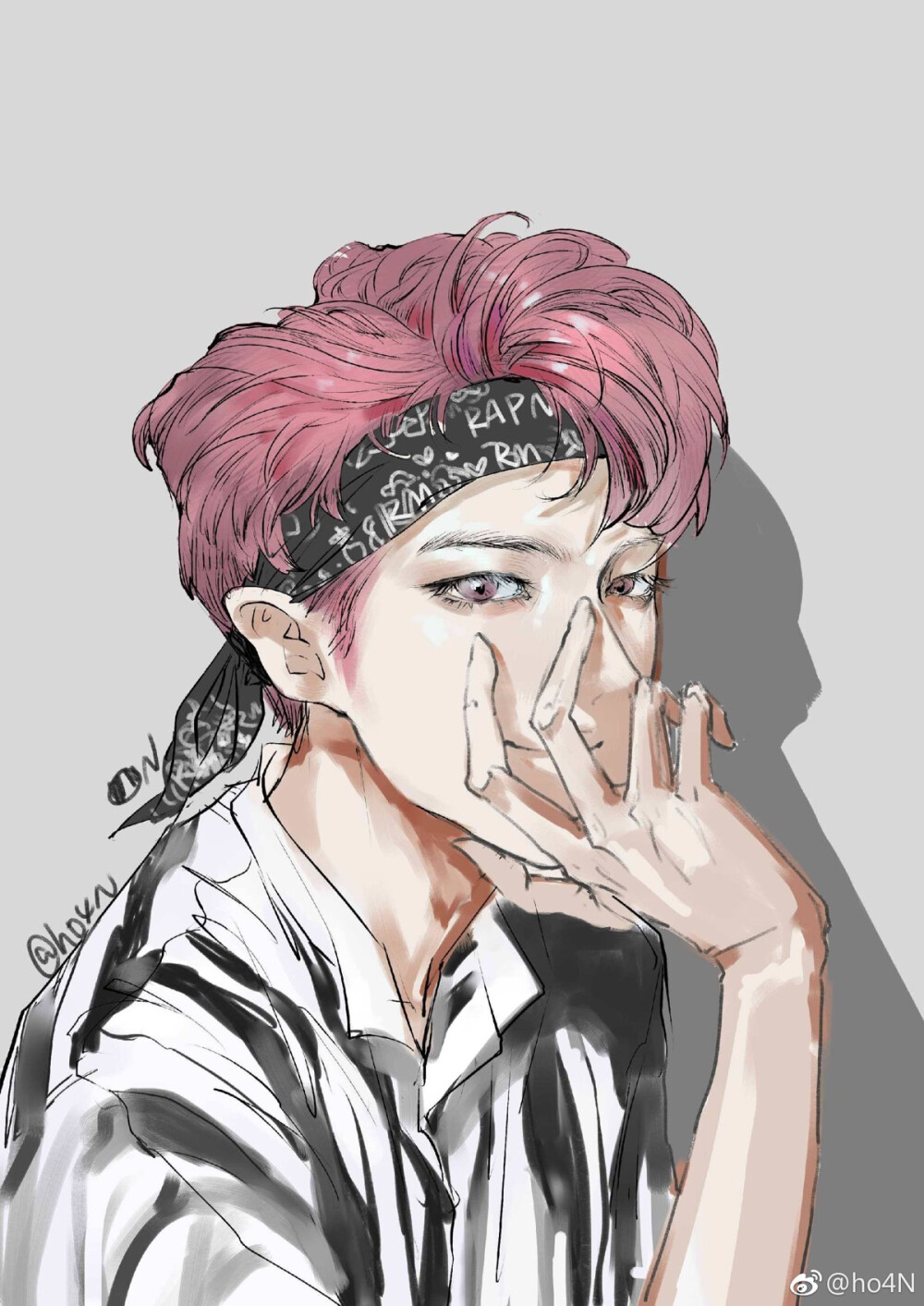 金南俊 防弹少年团 rap monster 饭绘 cr ho4n
