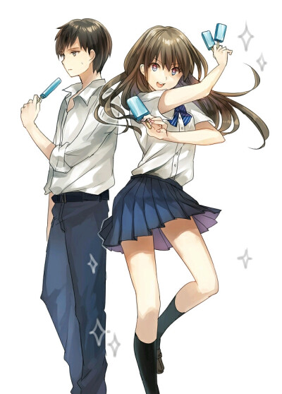 情侣大图，二人世界，两个人，情头素材。