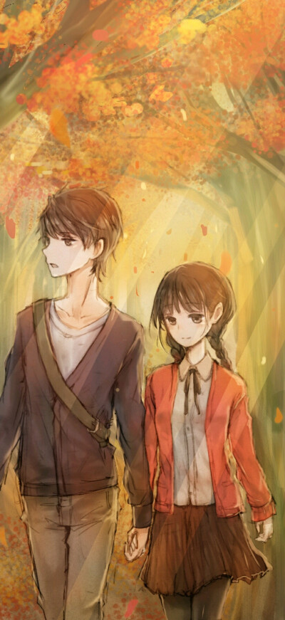 情侣大图，二人世界，两个人，情头素材。