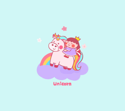 富美子，独角兽unicorn，壁纸，小公主