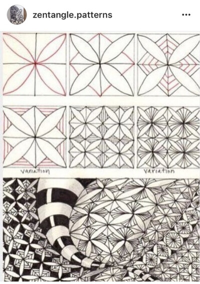 zentangle pattern