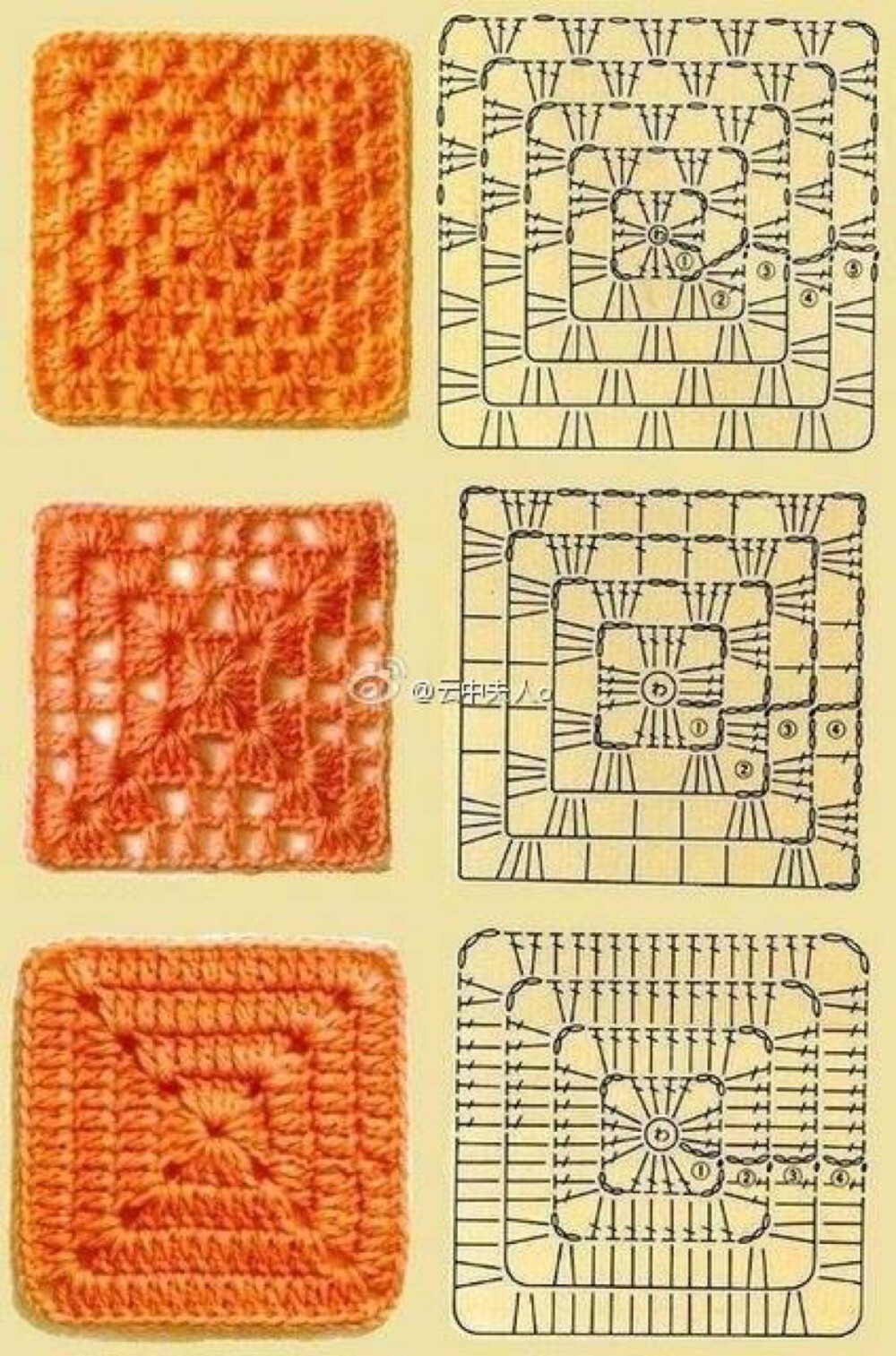 花片/拼花毯图解