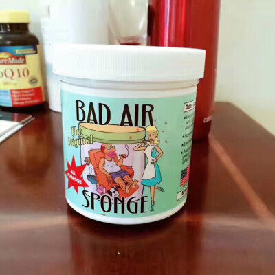 #bad Air# BAD AIR sponge白宫御用空气净化剂，除甲醛，烟雾，雾霾的好帮手。有淡淡清香味。不含任何芳香剂或添加剂[捂脸]每罐约450g，约可以覆盖37m2的空间，可使用3到9个月。体积会随着使用慢慢减小。