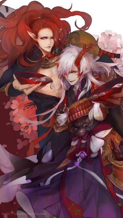 ♠ 陰陽师②~♠#阴阳师#茨酒#NG:
干杯～!朋友！(・ω・)ノ(´∀｀=)