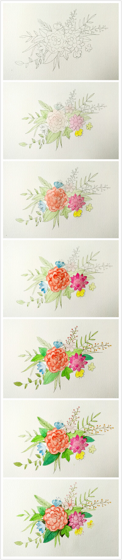 水彩小练笔步骤图