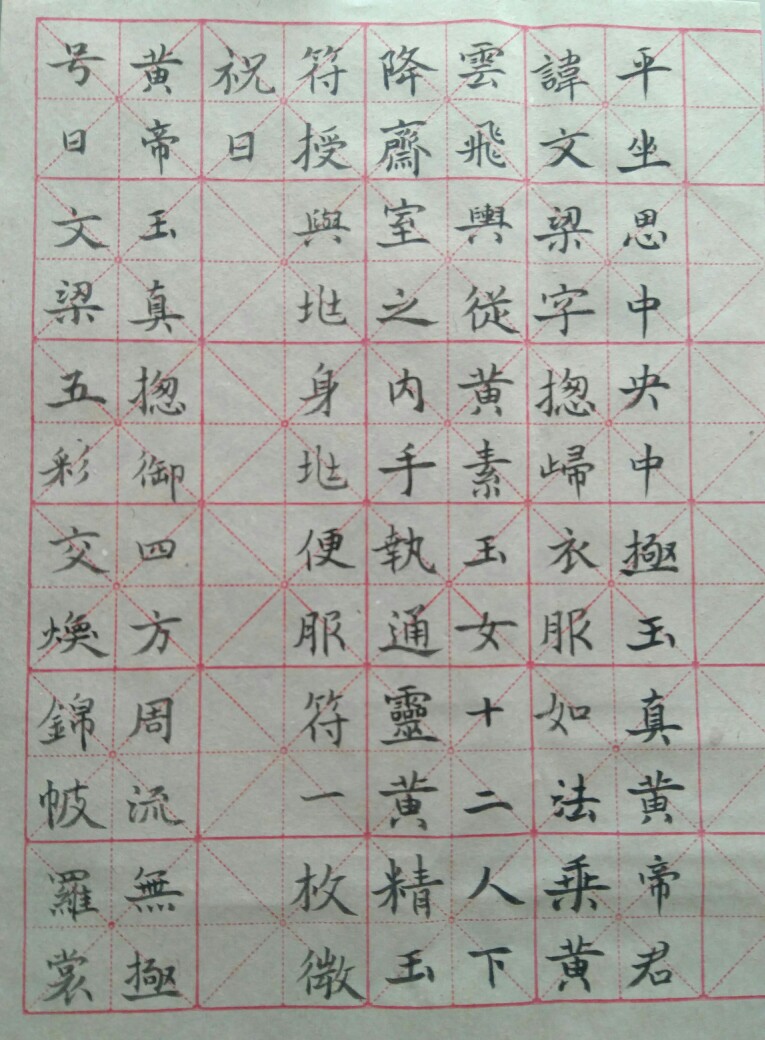 灵飞经 局部