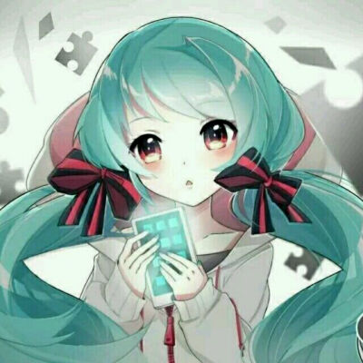 初音未来爱玩手机