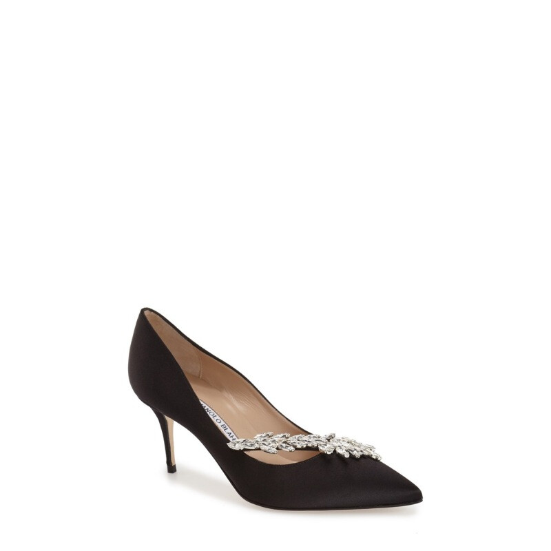 MANOLO BLAHNIK
Nadira' Crystal Embellished Pointy Toe Pump