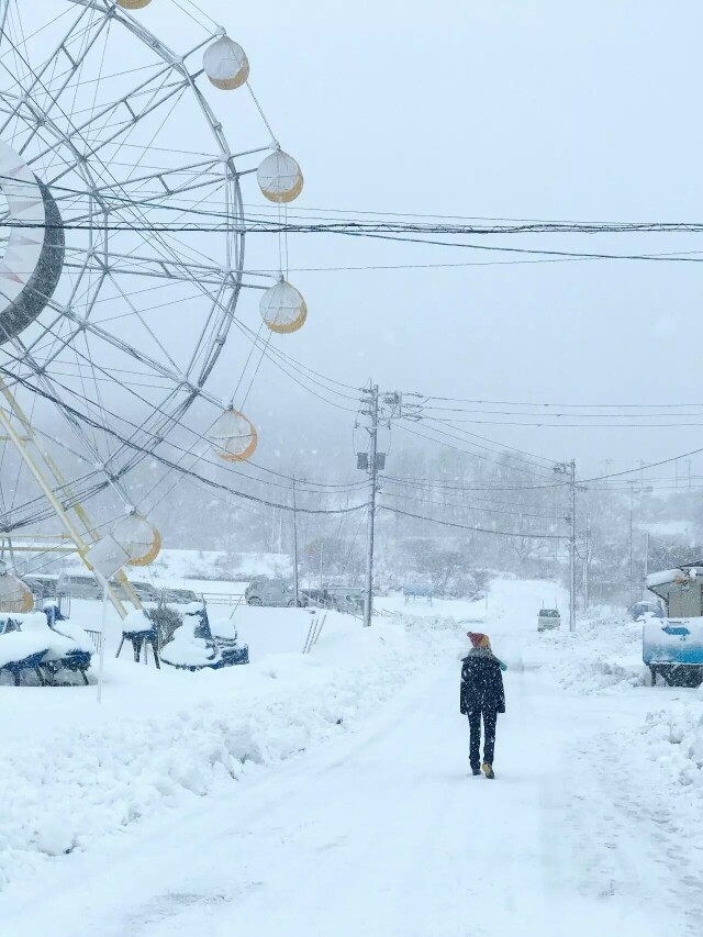 雪景 日本小樽 电影情书所拍摄城市