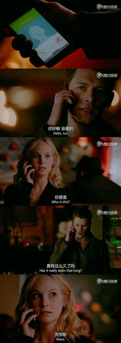 41.【Klaroline】熟悉的“Hello,love”