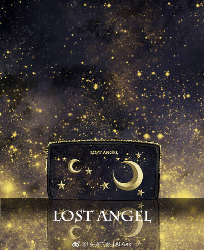 【星月夜】LOST ANGEL原创设计 长款钱包 图源微博