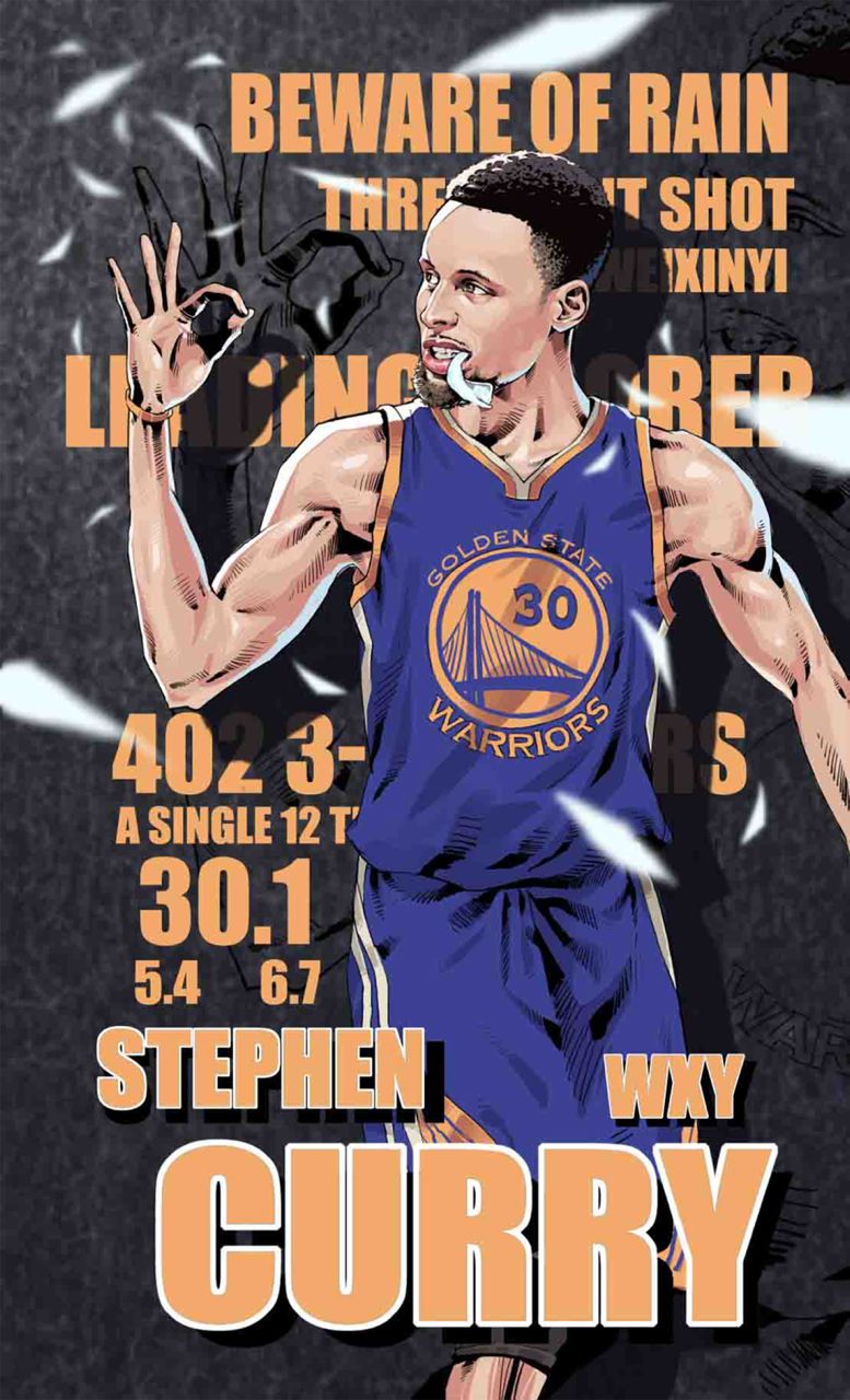 Stephen Curry 金州勇士 萌神库里 Champion