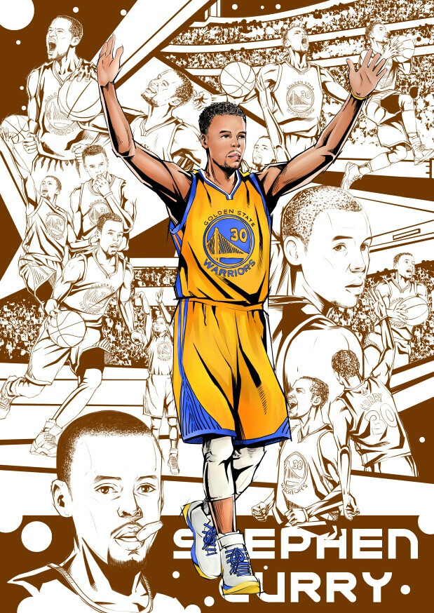 Stephen Curry 金州勇士 萌神库里 Champion