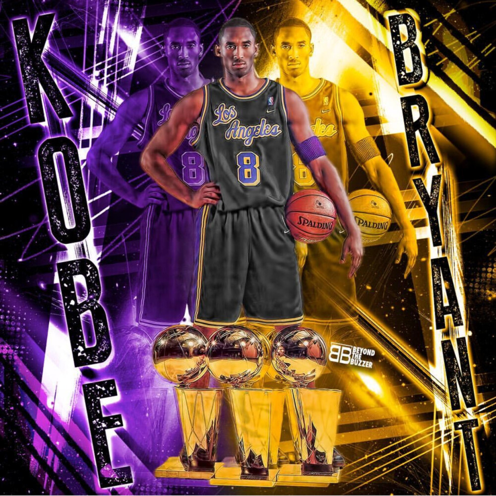 科比布莱恩特Kobe Bryant洛杉矶湖人LA 8号与24号
#科比退役#
#KB20##THANKYOUKOBE##科比再见#