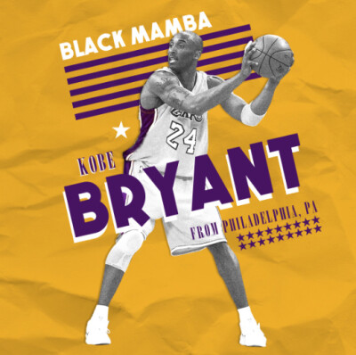 科比布莱恩特Kobe Bryant洛杉矶湖人LA 8号与24号
#科比退役#
#KB20##THANKYOUKOBE##科比再见#