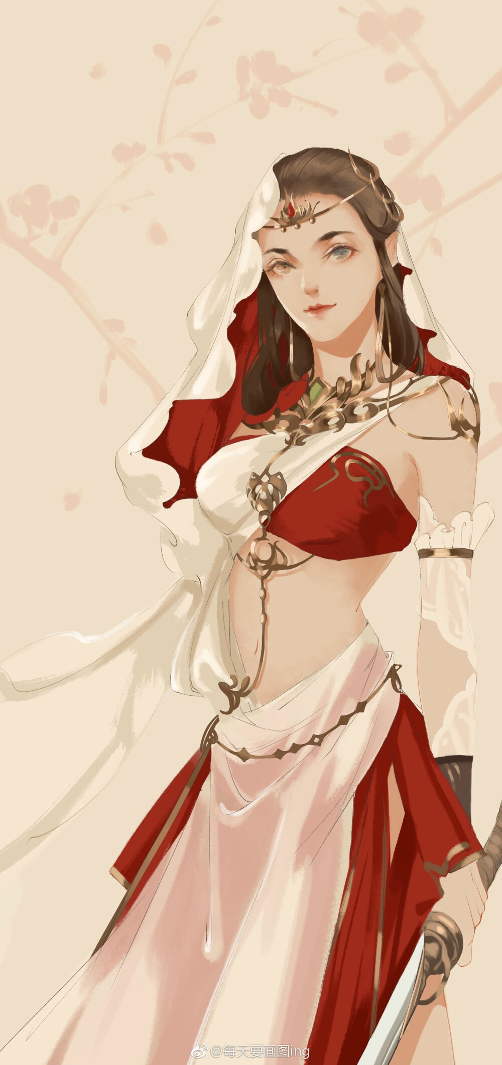 ヾ(*´▽‘*)ﾉ剑三，明教，喵姐
画手@每天要画图ing