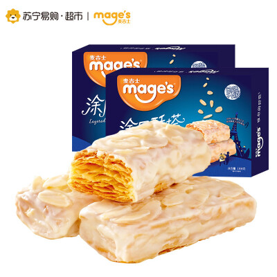 【苏宁易购超市】麦吉士mage’s涂层杏仁酥塔188g