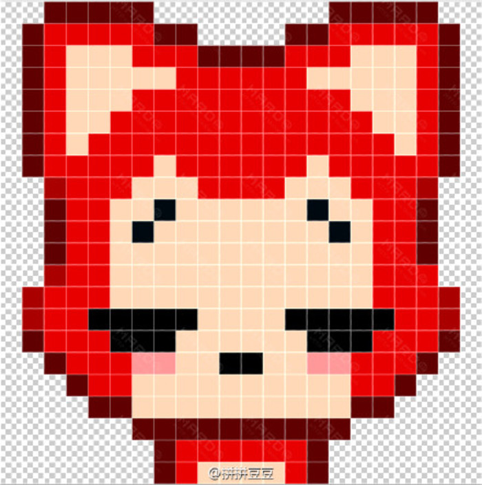 小舞家pbead拼豆图纸阿狸系列