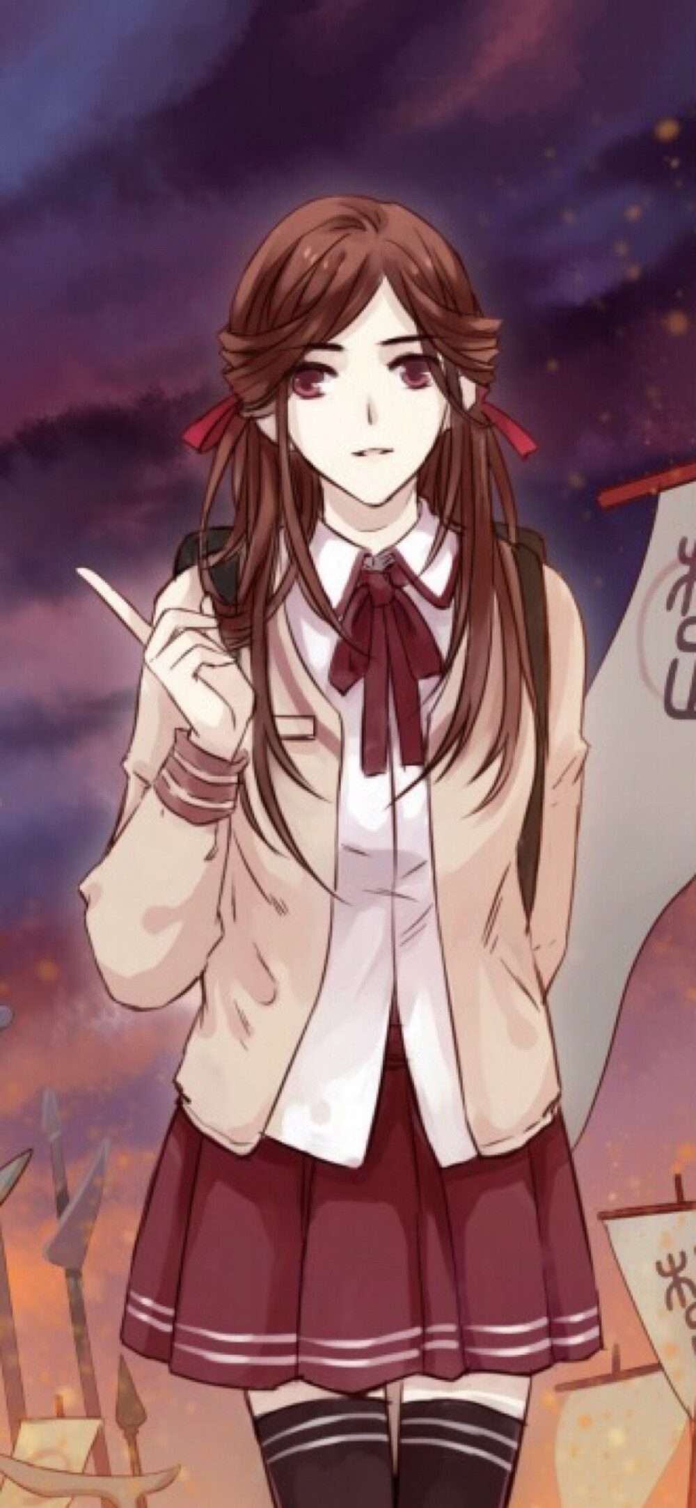 图源网络 侵删致歉 【插画】 哑舍 虞美人