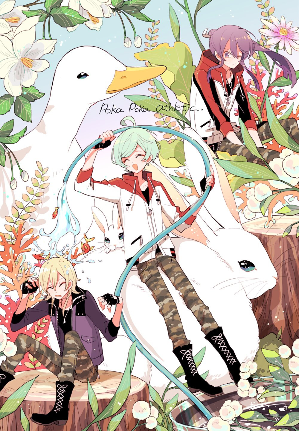 沐湷搬运偶像梦幻祭 深海奏汰 神崎飒马 羽风薰 海洋生物部 男子 少年