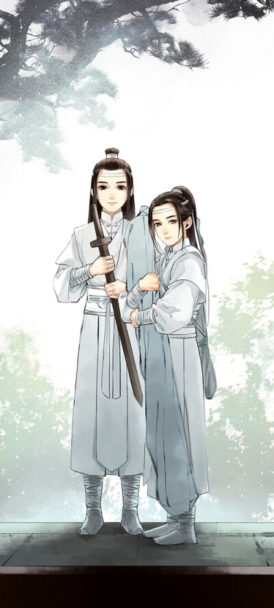 魔道祖师 蓝忘机 蓝曦臣 蓝氏双璧 作者：一壶茅台