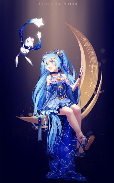 初音未来 雪未来2017 画师：rimuu 本作品pixiv id=60112550