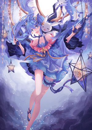 初音未来 雪未来2017 画师：Saii 本作品pixiv id=60924132