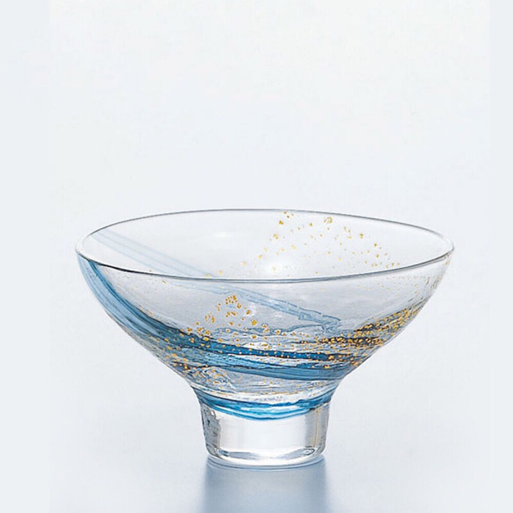 ￼ 日本八千代金箔玻璃建盏水杯