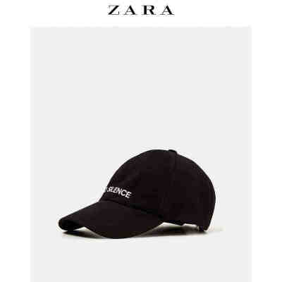 ZARA 女装 印字鸭舌帽