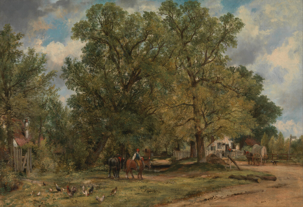 Frederick W. Watts: Landscape with Cottages (Google_Art_Project)