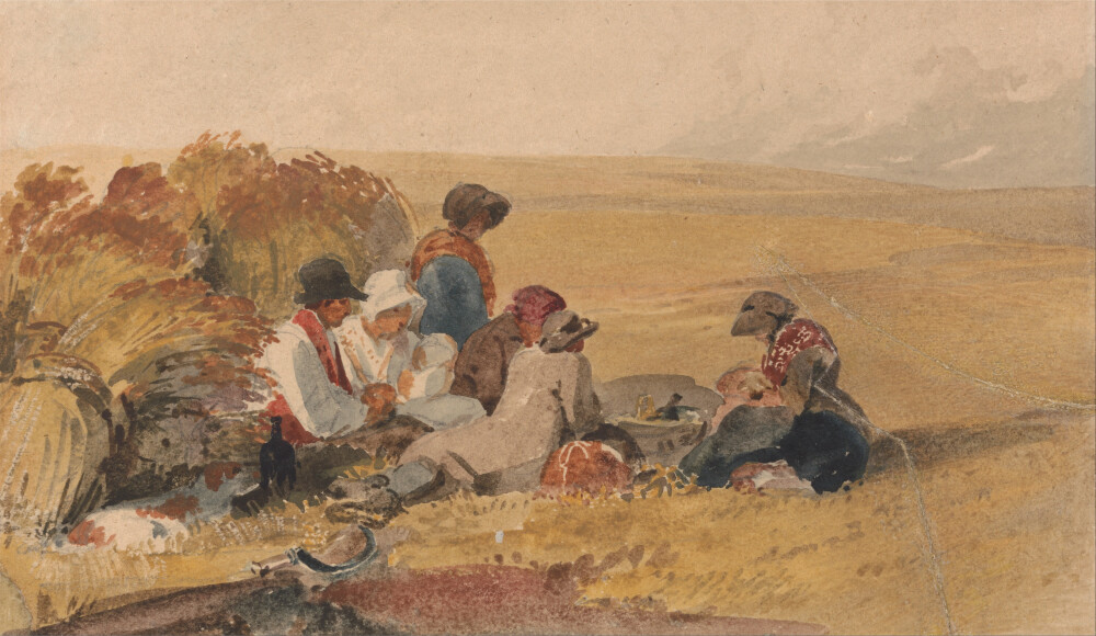 Peter DeWint : The Harvesters (Google_Art_Project)