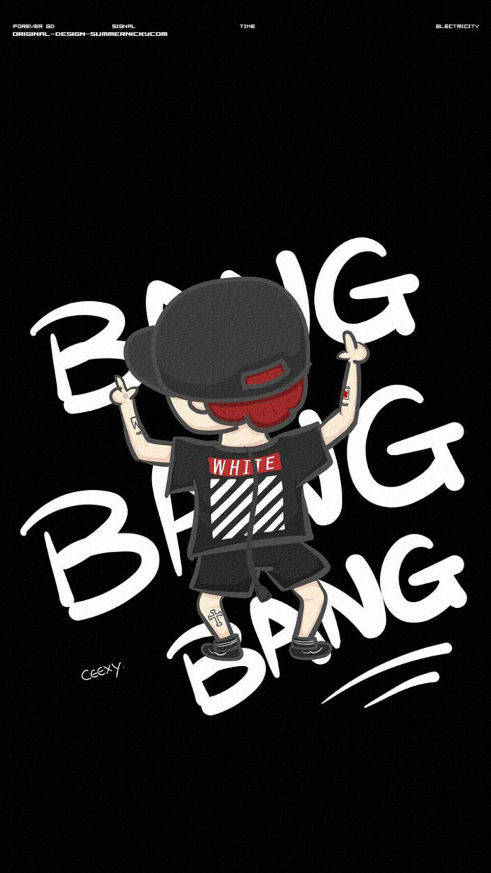  权志龙GDRAGON#bigbang#原创高清手机壁纸#微博:ORIGINAL-DESIGN-SUMMERNICKYCOM#iPhone#安卓#锁屏#桌面#黑白壁纸