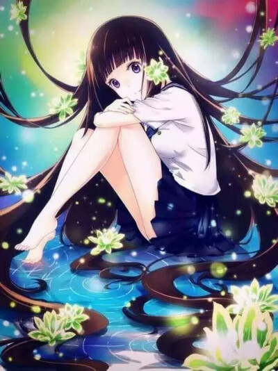 蓝色，动漫，女头