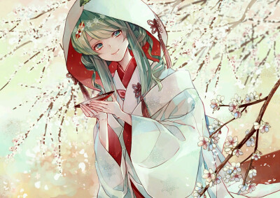 ［雪ミク2013］
画师：みくに紘真
pixiv：id=41290048
►VOCALOID5000users入り