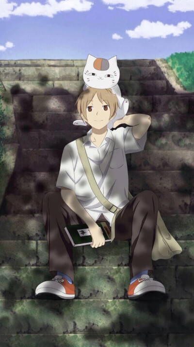 夏目贵志 猫咪老师 斑 夏目友人帐 治愈