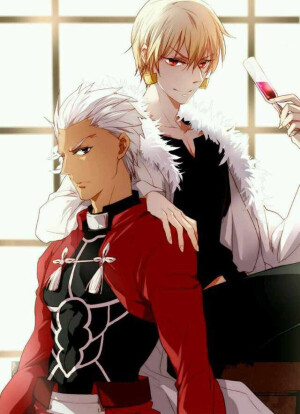 fate stay night 
Archer 红A 人物，红色 FSN 英灵卫宫