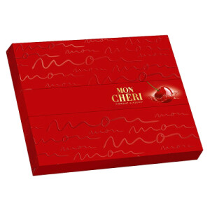 最新现货德国进口费列罗蒙雪利mon cheri 樱桃酒心黑巧克力礼盒装