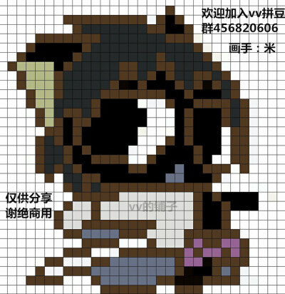 罗小黑 拼豆 拼豆图纸