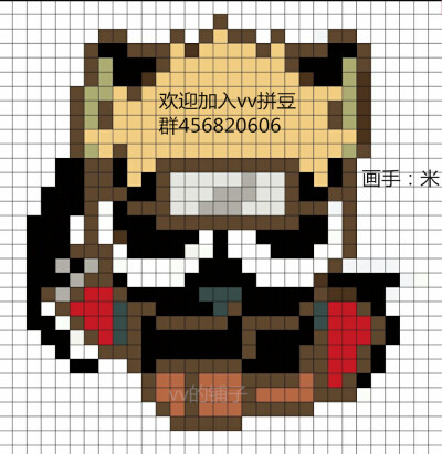 罗小黑 拼豆图纸