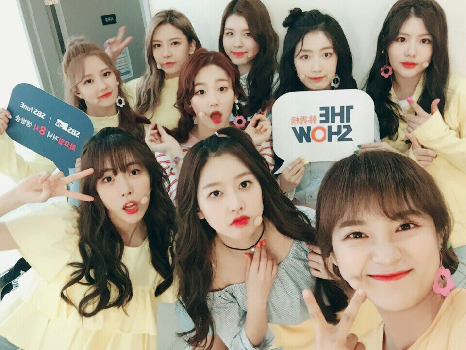 gugudan 郑美美（Mimi）、Hana、韩海彬、金娜英、金世正 金世静、刘些宁（Sally）、张昭真（Soyee）、姜美娜 康美娜（Mina）、赵慧妍