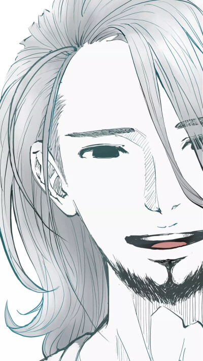 爱上长头发的男人～