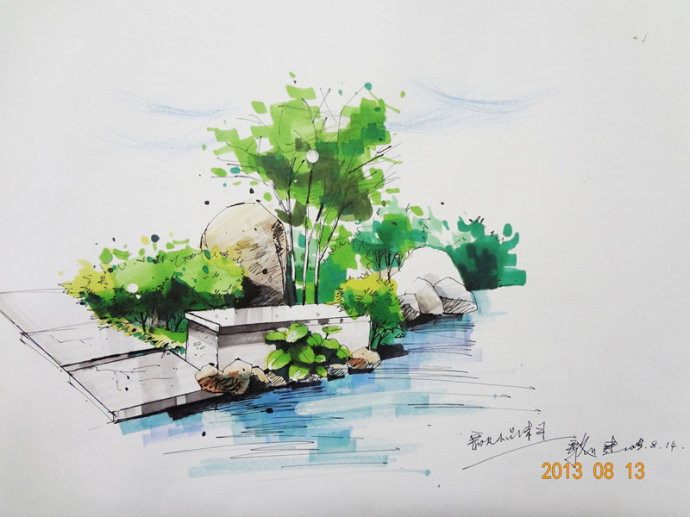 马克笔画 - 高清图片，堆糖，美图壁纸兴趣社区