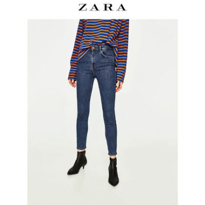 ZARA TRF 女装 复古高腰紧身裤 09374012400